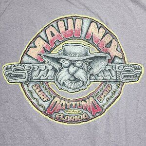 Maui Nix Vintage Daytona Beach Surf Shop T-Shirt, Men's Medium
